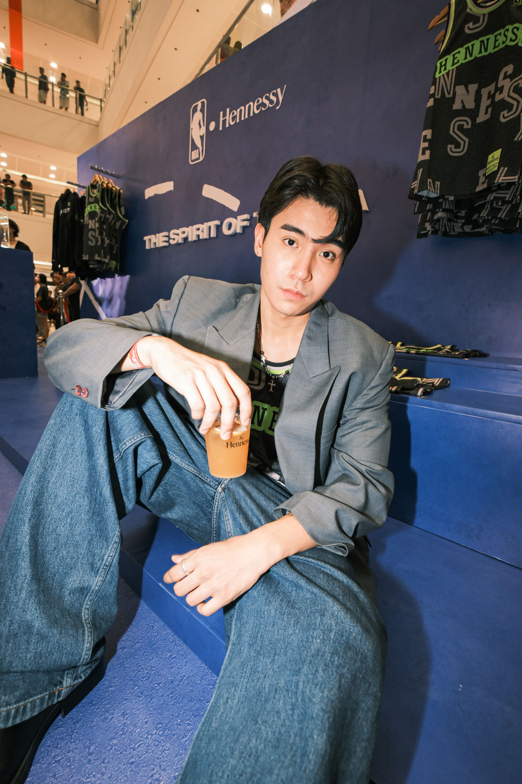 Sportscore with Hennessy, NBA, and Mitchell & Ness at SM Fashion Hall BRENT MANALO MEGA