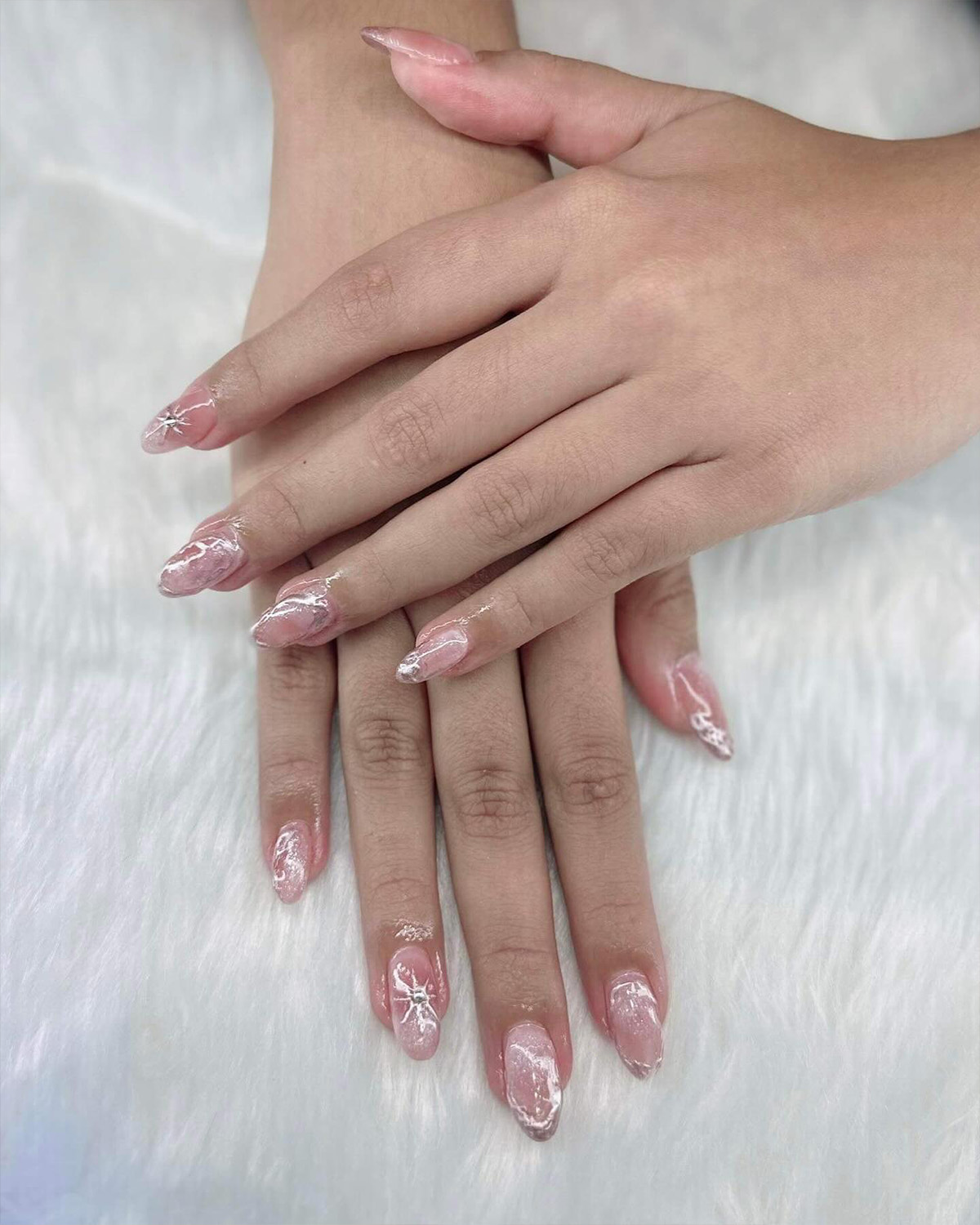 Benibana Manicure Russian with Luxe Flexi Gel Extension