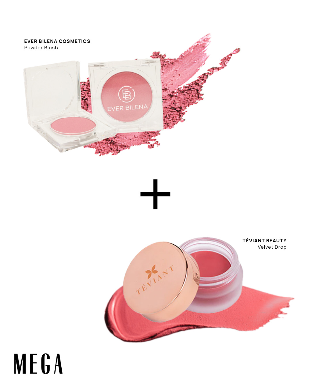 Teviant Beauty Velvet Drop and Ever Bilena Cosmetics Powder Blush long-lasting blush ways methods