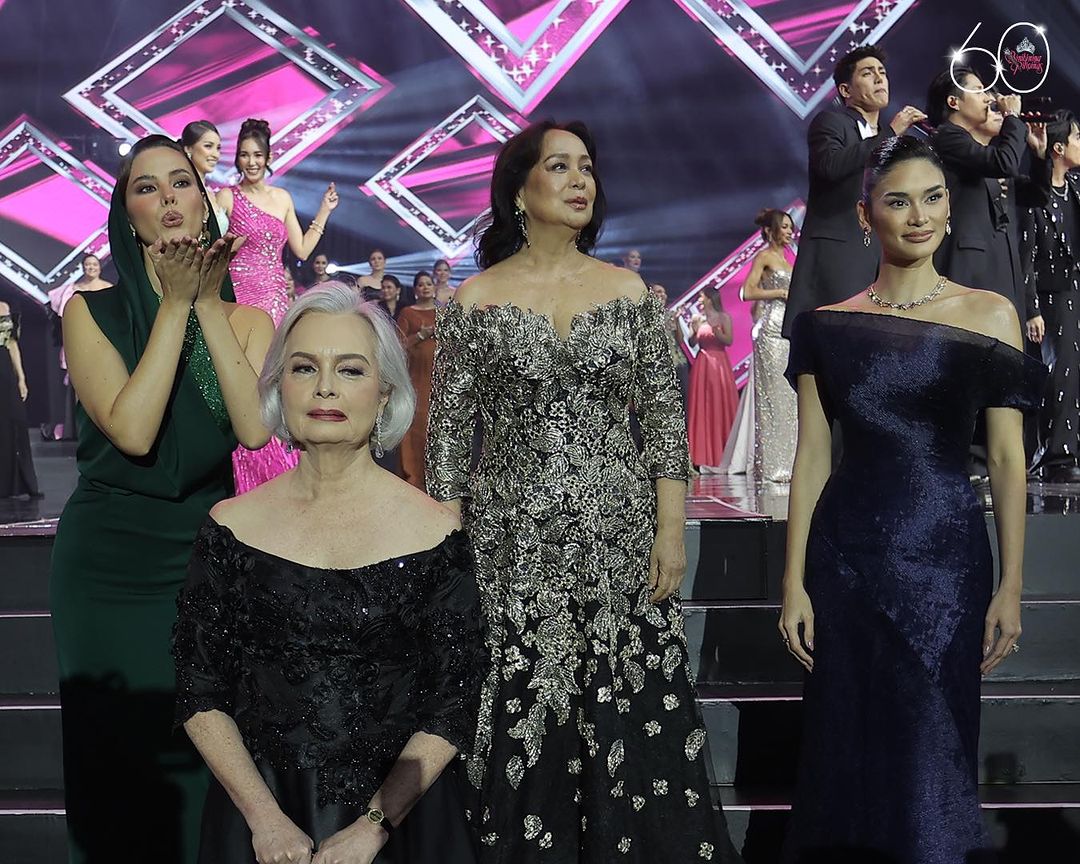 60th Binibining Pilipinas Coronation Night unites Miss Universe queens Catriona Gray, Margie moran, Gloria Diaz, Pia Wurtzbach