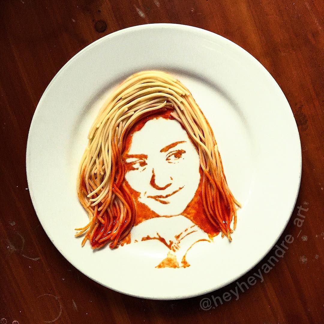 Kathryn Bernardo food art