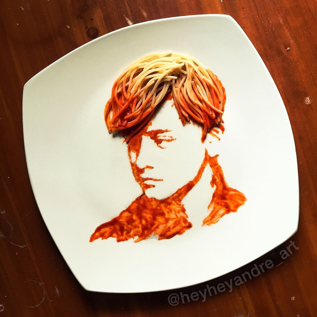 Daniel Padilla food art