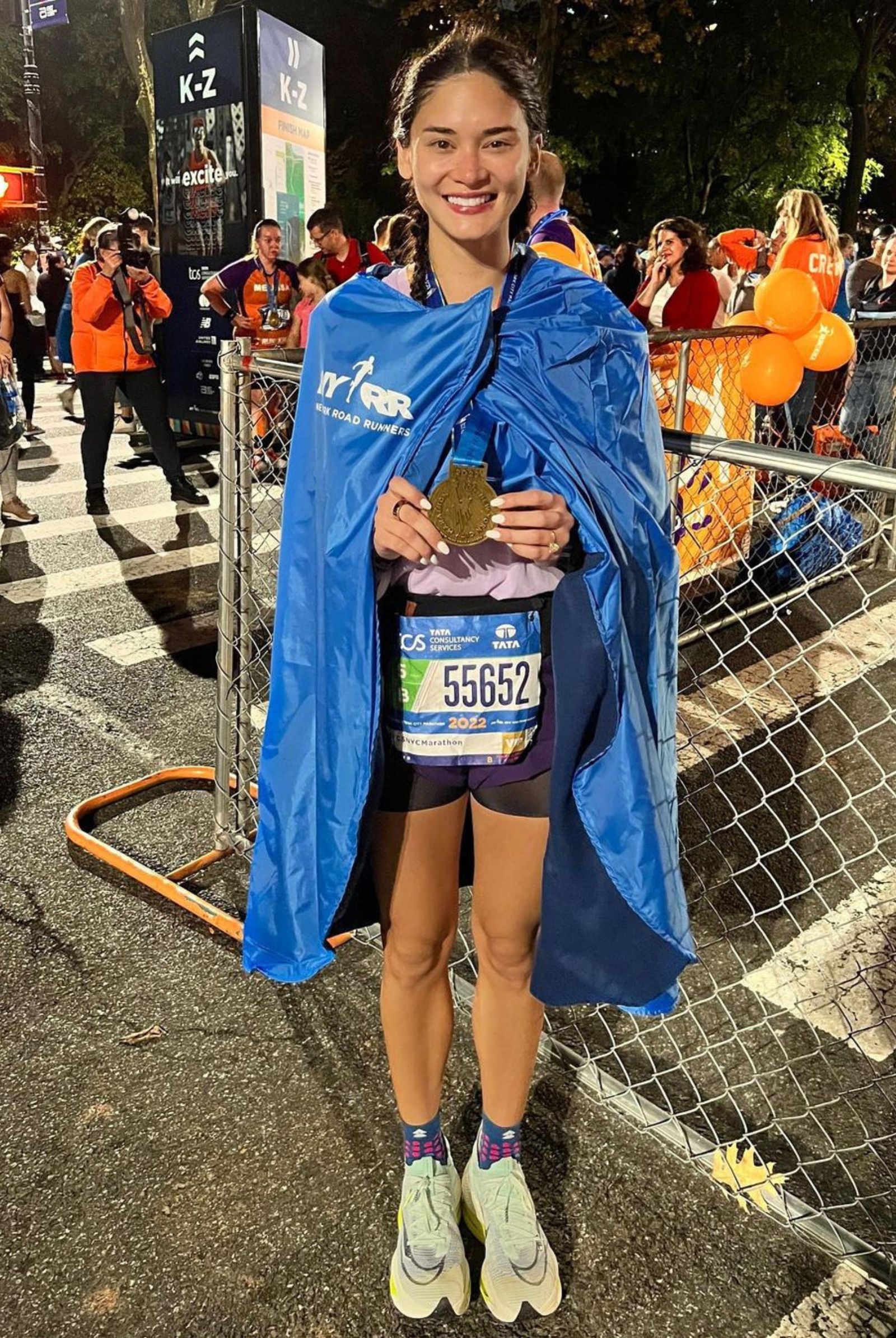 Pia Wurtzbach NYC Marathon finisher