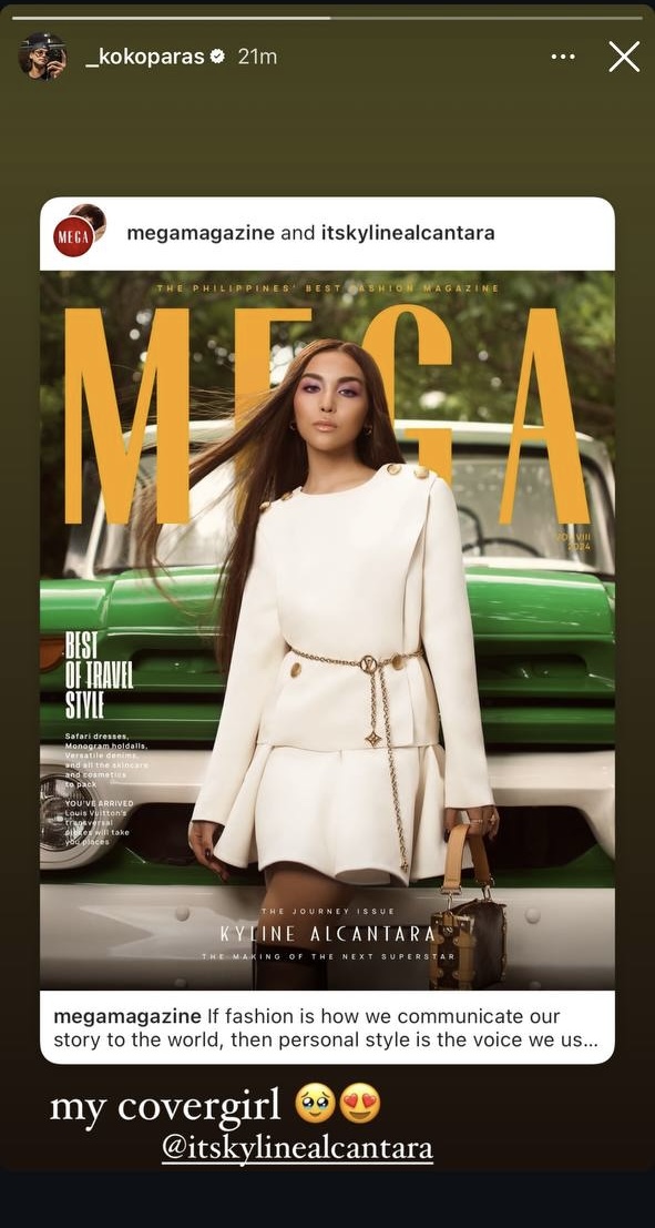 Kyline Alcantara MEGA August Cover Reactions Kobe Paras