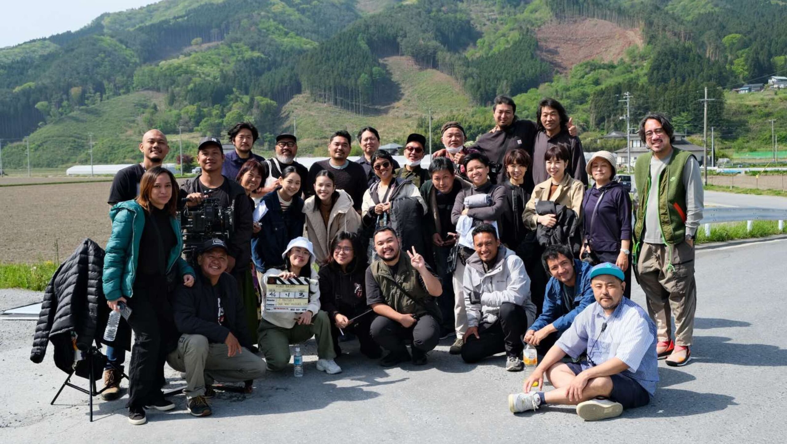 The cast and crew of Kono Basho in Japan