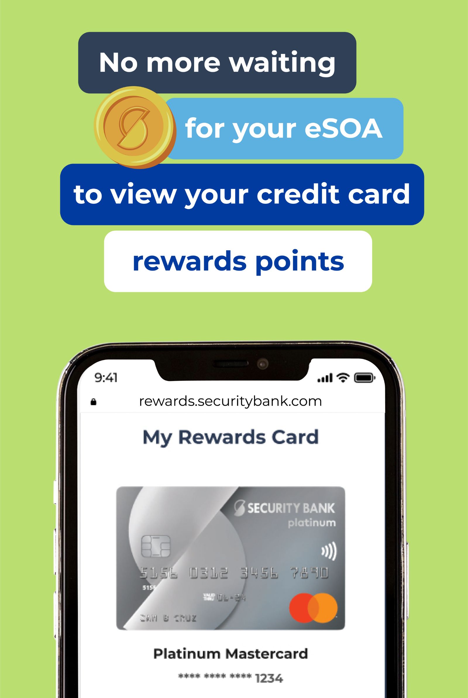 BetterBanking Rewards credit card points