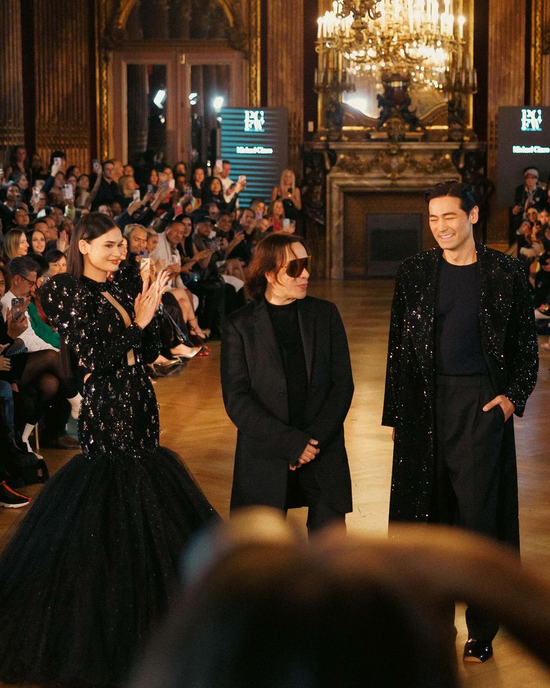 Hayden Kho Pia Wurtzbach Michael Cinco Paris Fashion Week SS25 PFW Spring Summer 2025 