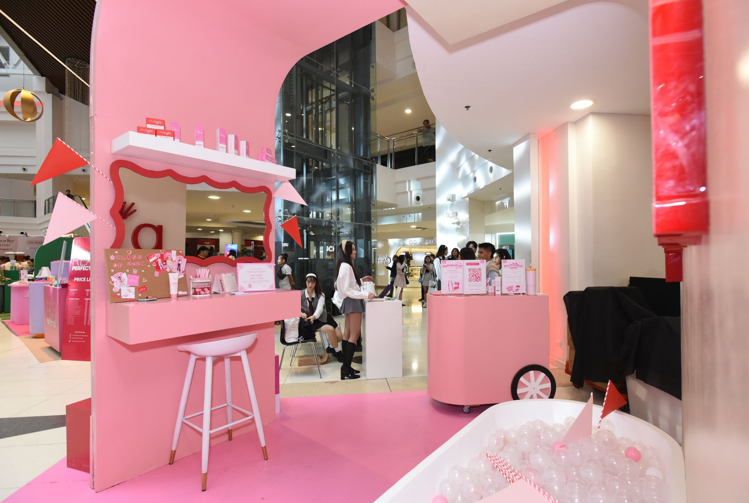 Pina Beauty booth at the MEGA BeautyCon 2024