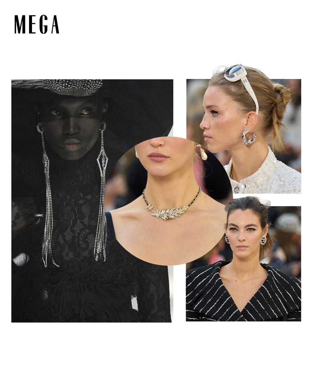 Silver jewelry is the statement bling of Fashion Week 2024 SS25