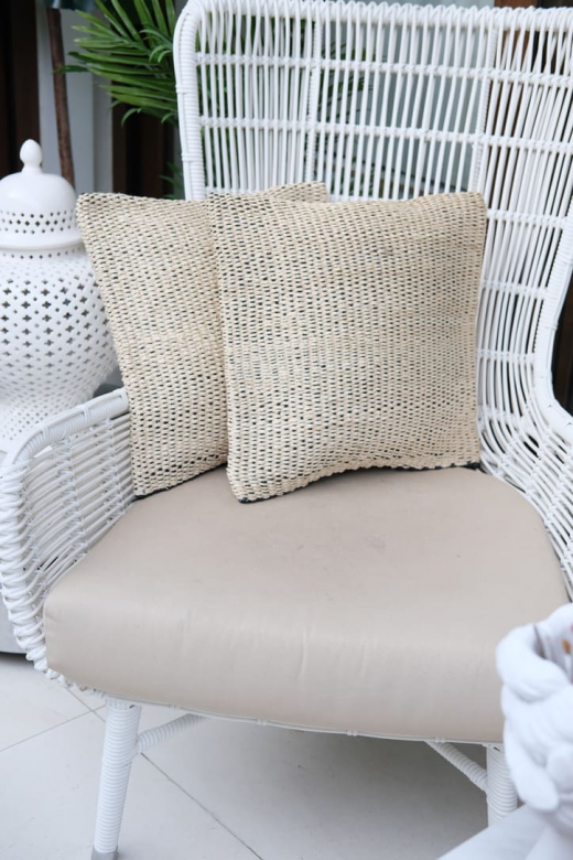 Abaca Pillowcase to give the home a rustic and resort-esque atmosphere