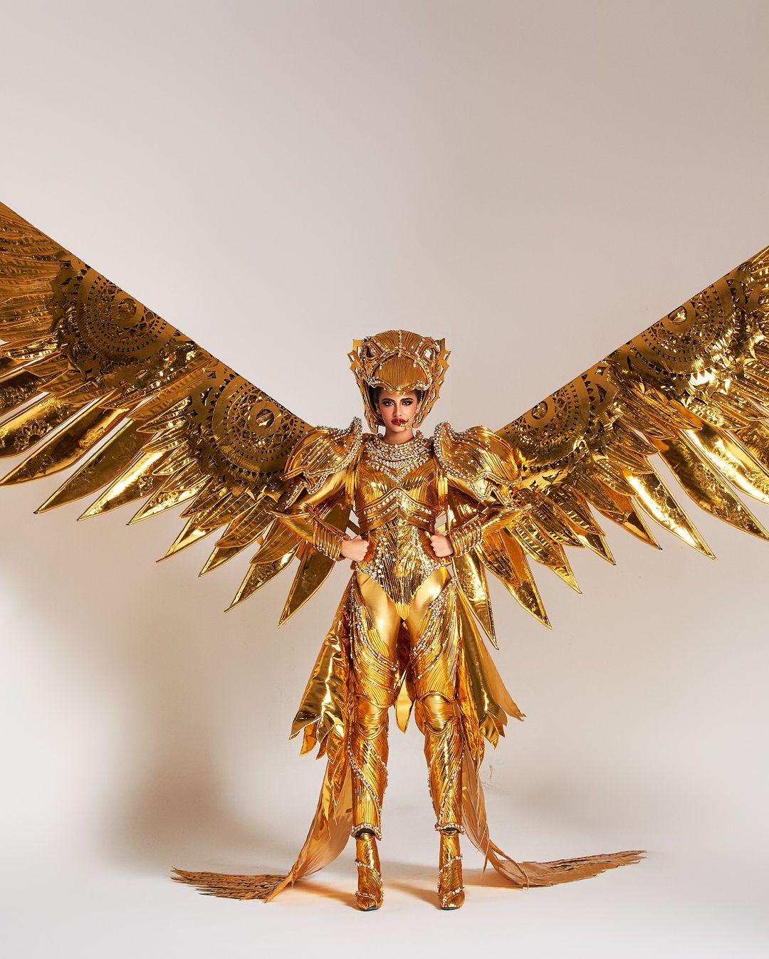 Miss Universe India 2024 Golden Bird National Costume