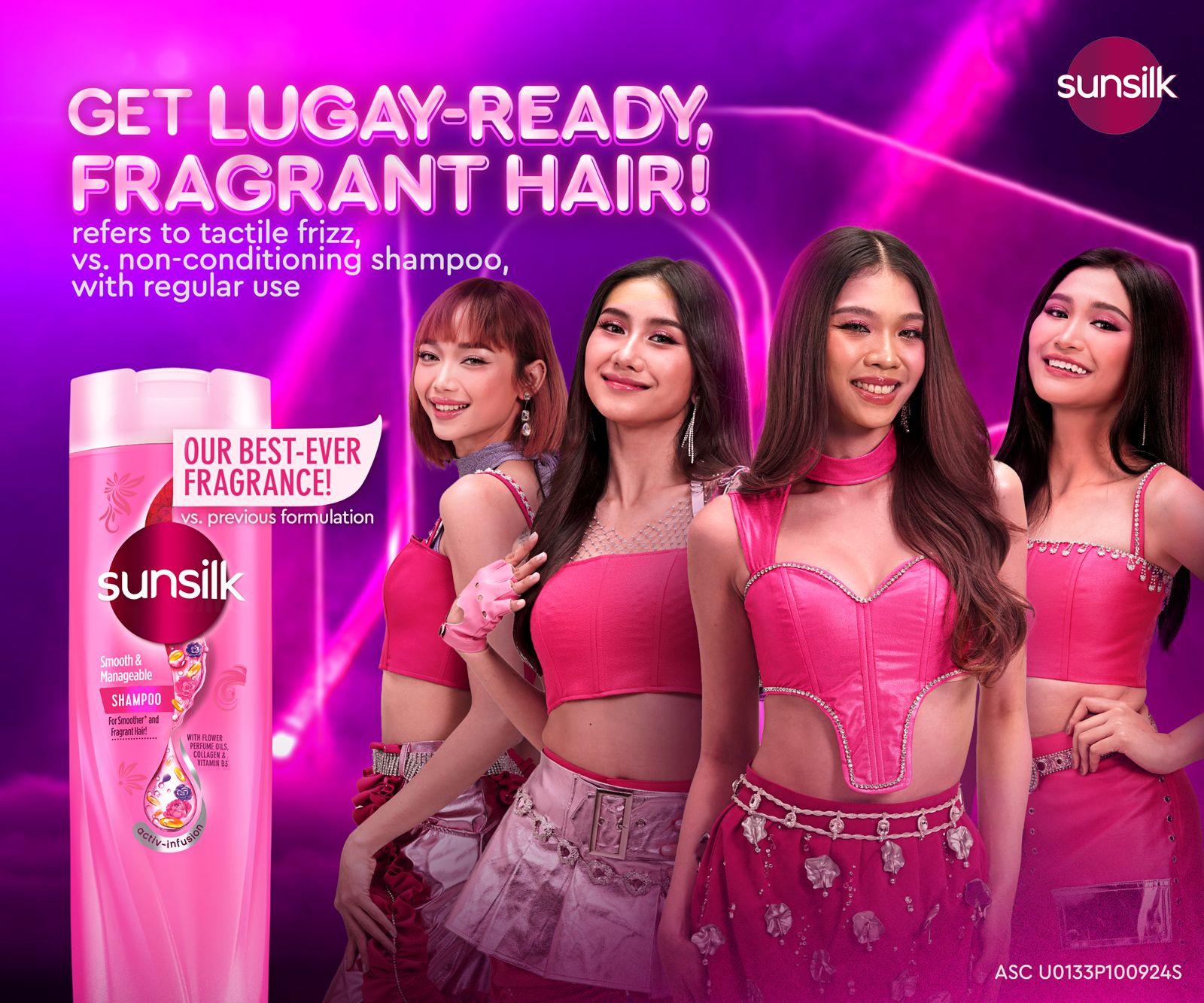 BINI and Belle Mariano member Sunsilk Smooth and Manageable