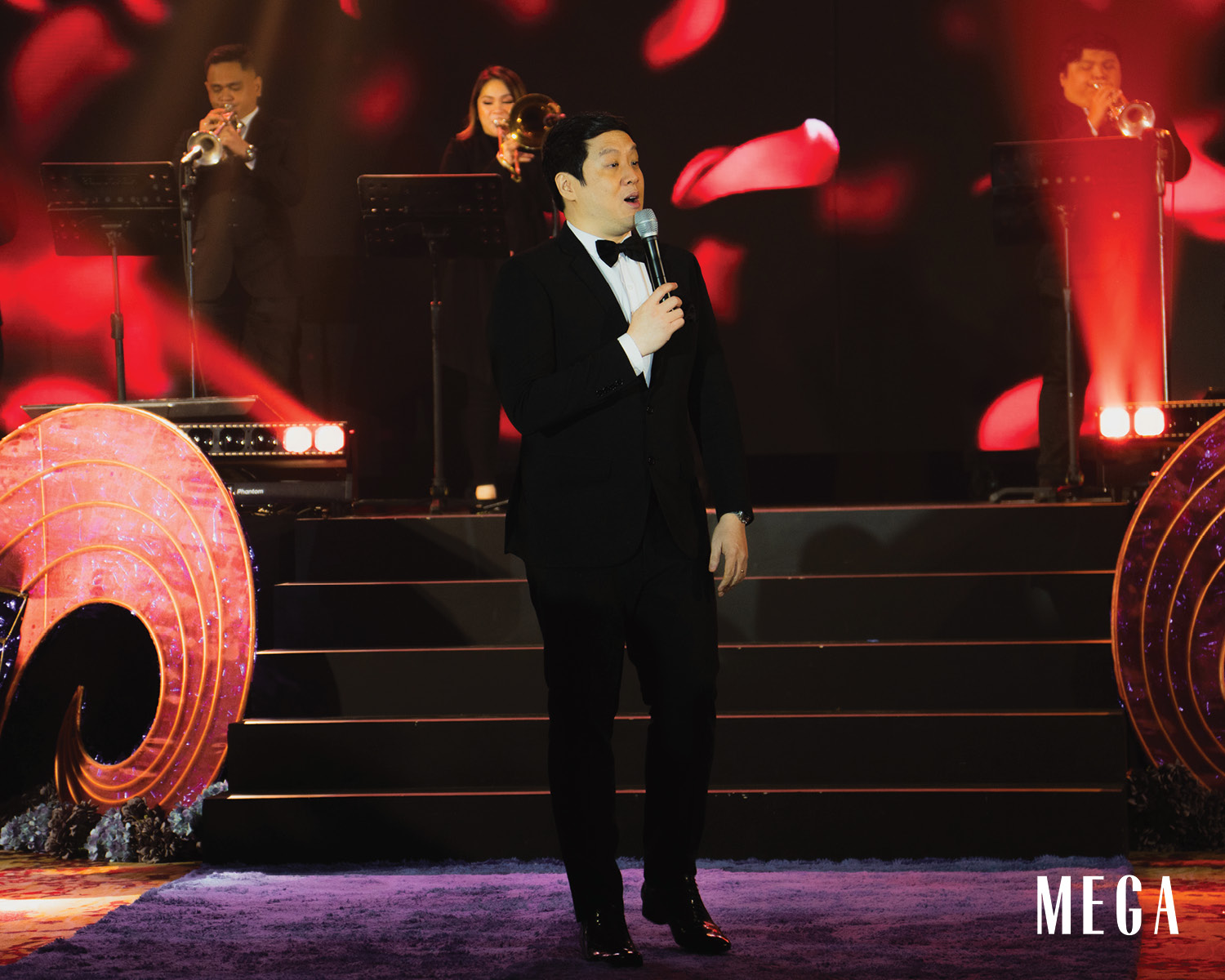 Richard Poon entertained the Legacy Ball guests with "Moon River " and "Kahit Maputi Na Ang Buhok Ko" Catriona Gray philantrophy advocacy advocate