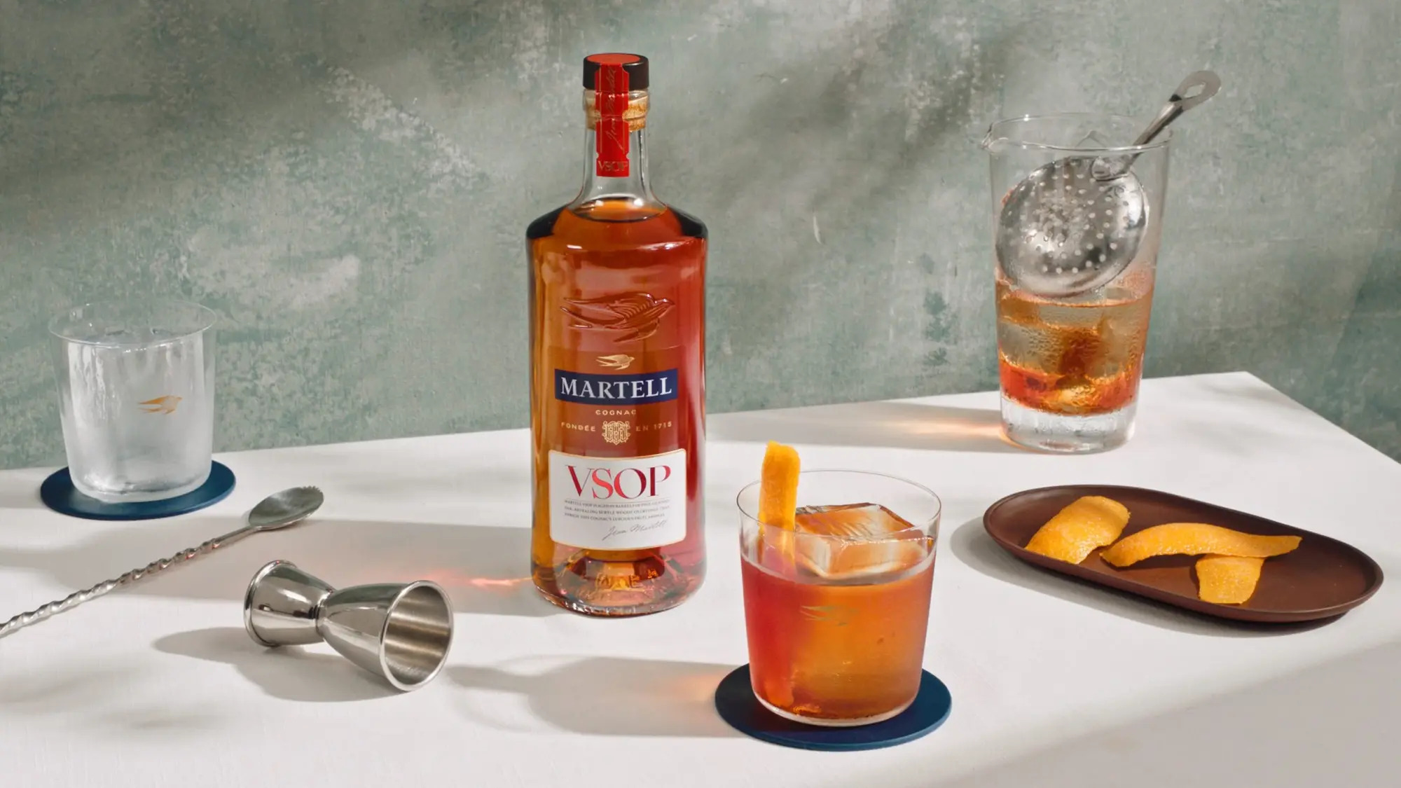 For something complex and balanced, go for the Martell Vieux Carré