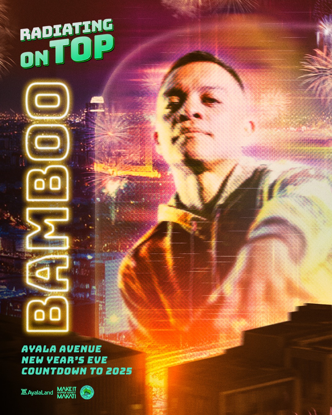 New Year’s Eve Countdown Party at Ayala Avenue featuring Bamboo