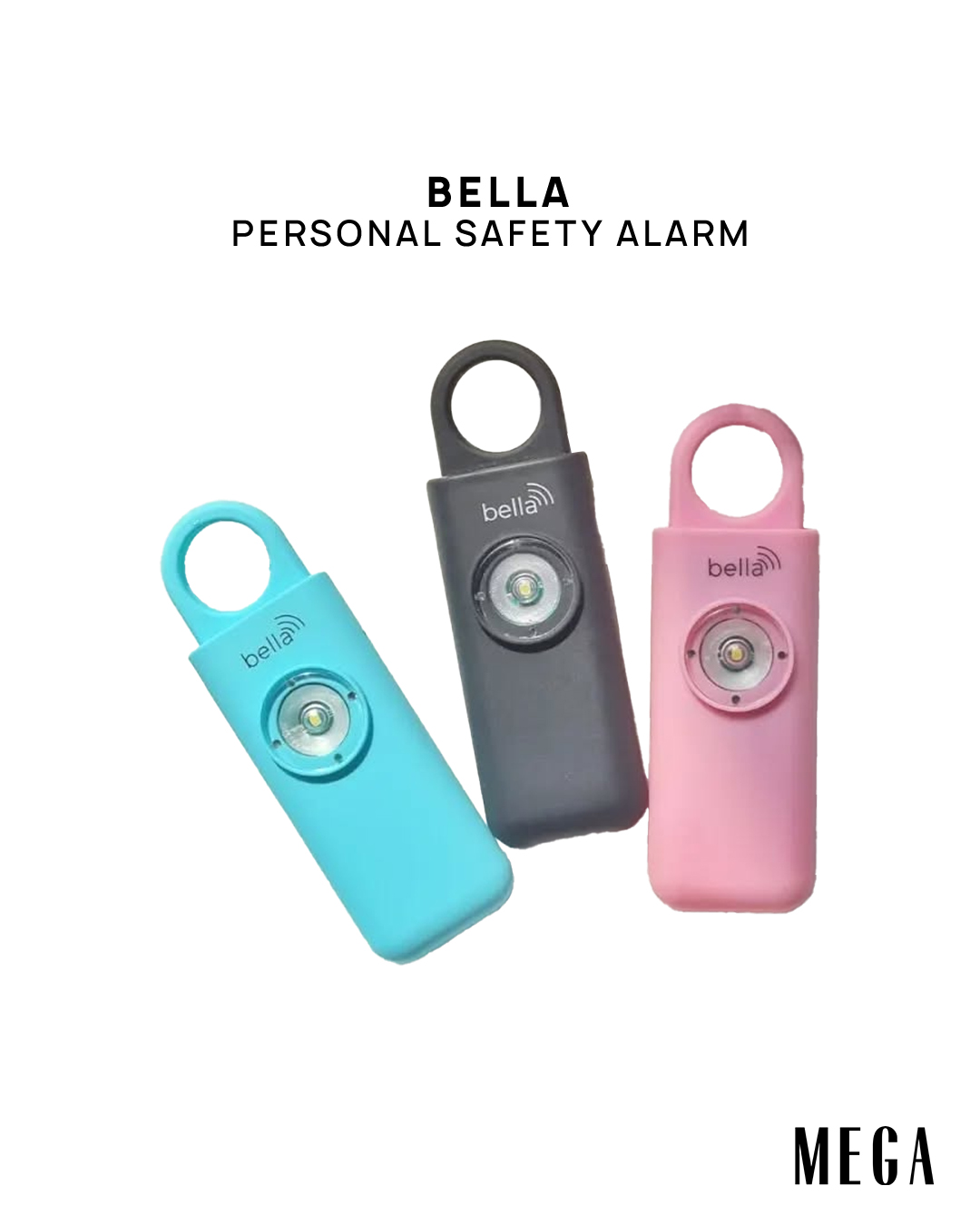 Bella Personal Safety Alarm  traveling along young woman travel safety safe secure