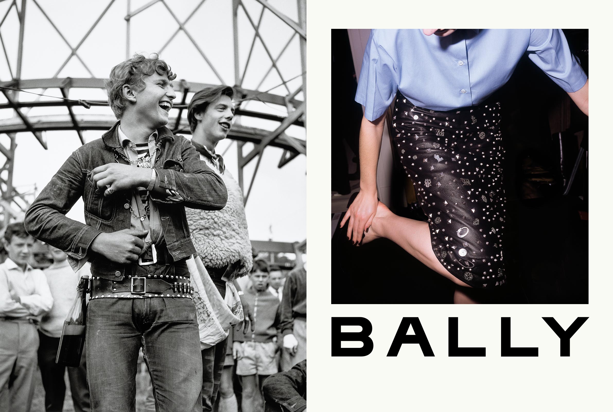 Bally Der Wanderer Studded Skirt