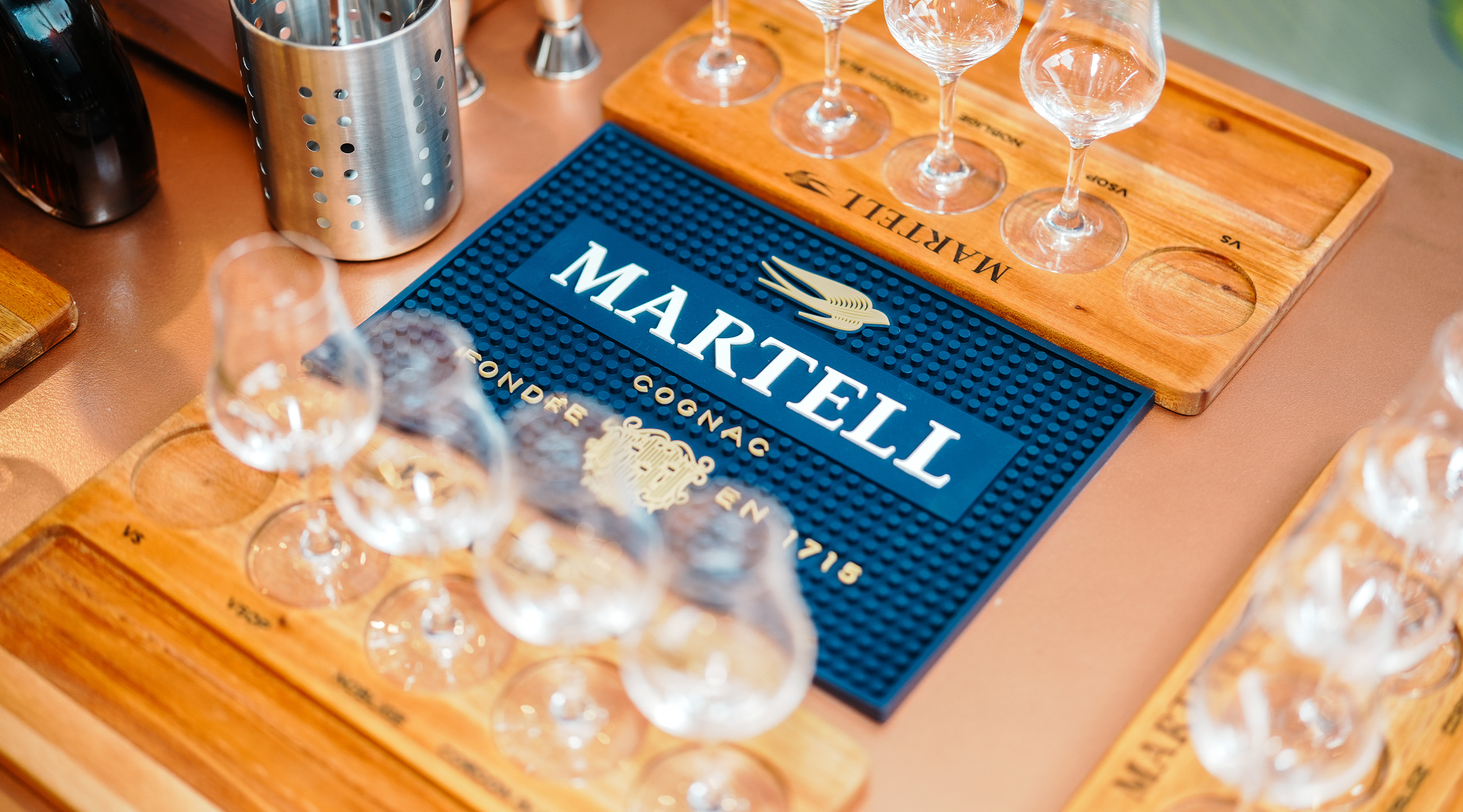 Welcome the new year with a bottle of Martell cognac, or have a little fun with cocktails