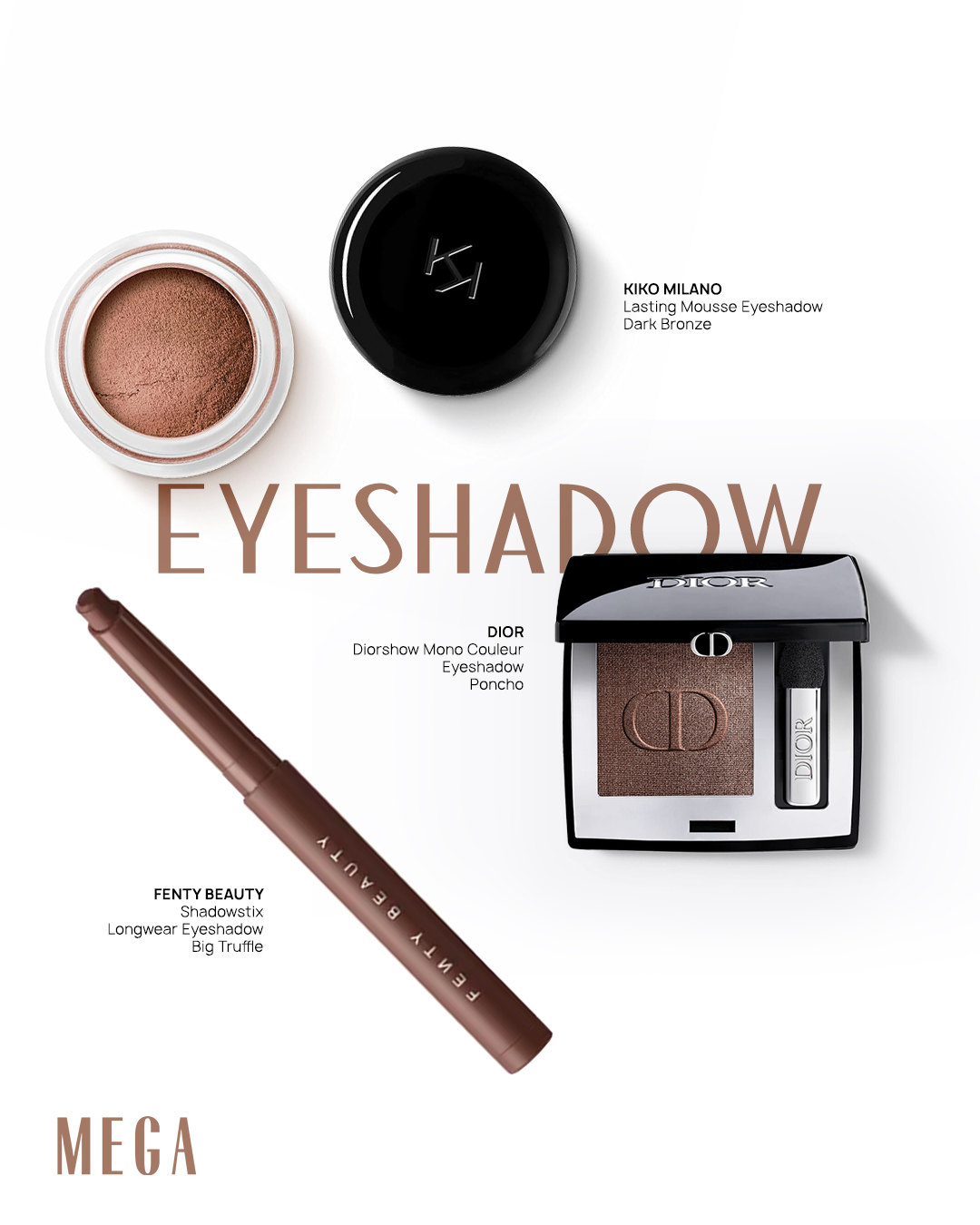 Mocha Mousse Beauty Look Eyeshadow