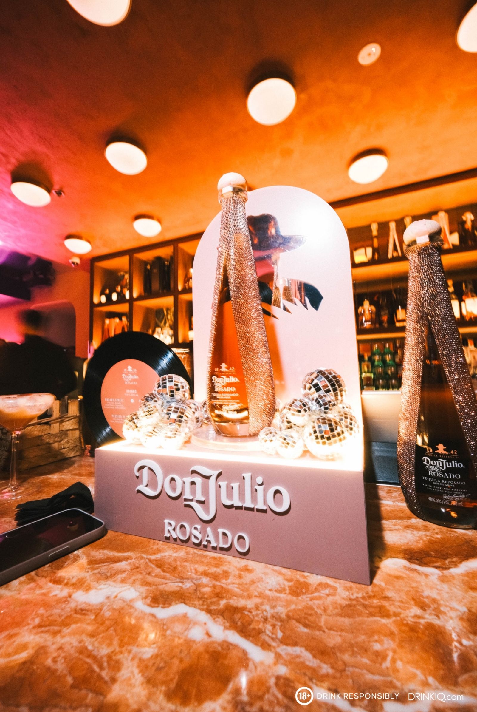 A Don Julio Rosado display