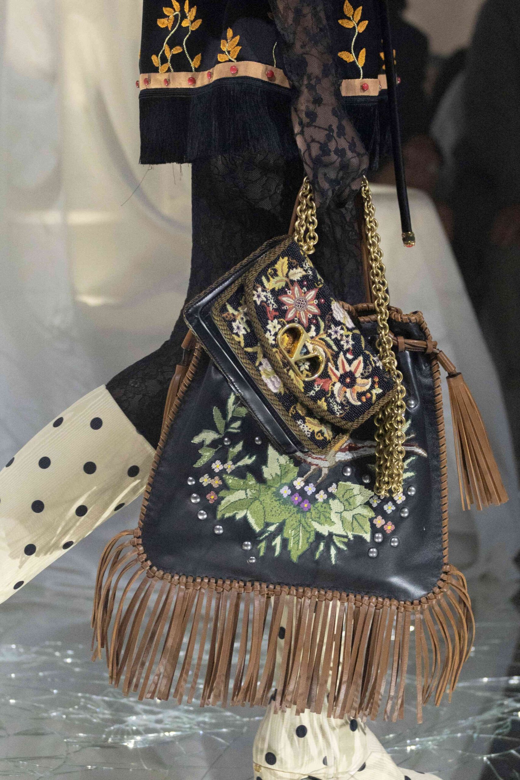 In fringes, tassels, and suede, the Boho Bag rides to a new era of sophistication in this 2025 bag trend.